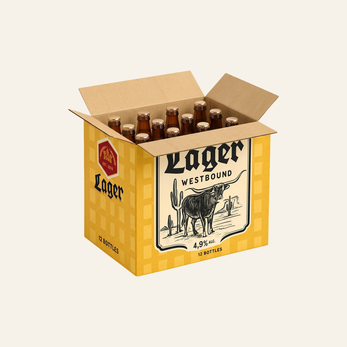 Caja de 12 botellas de Westbound Lager