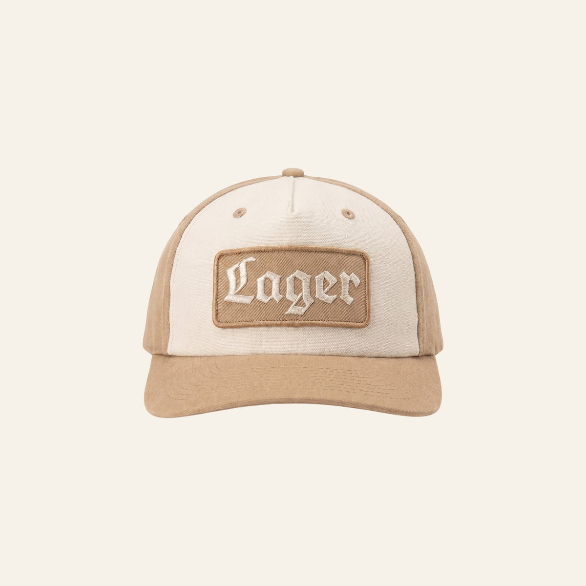 Lager Canvas Patch Cap